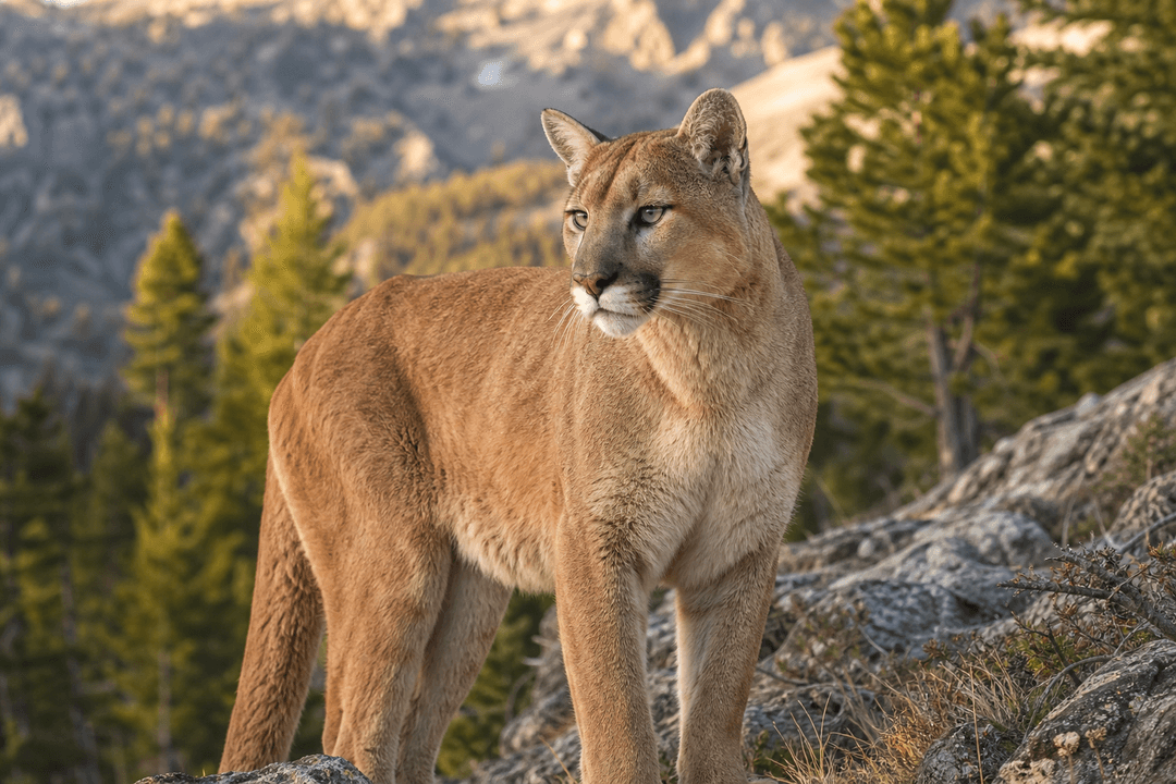 Puma or mountain lion representing adaptable South American predators