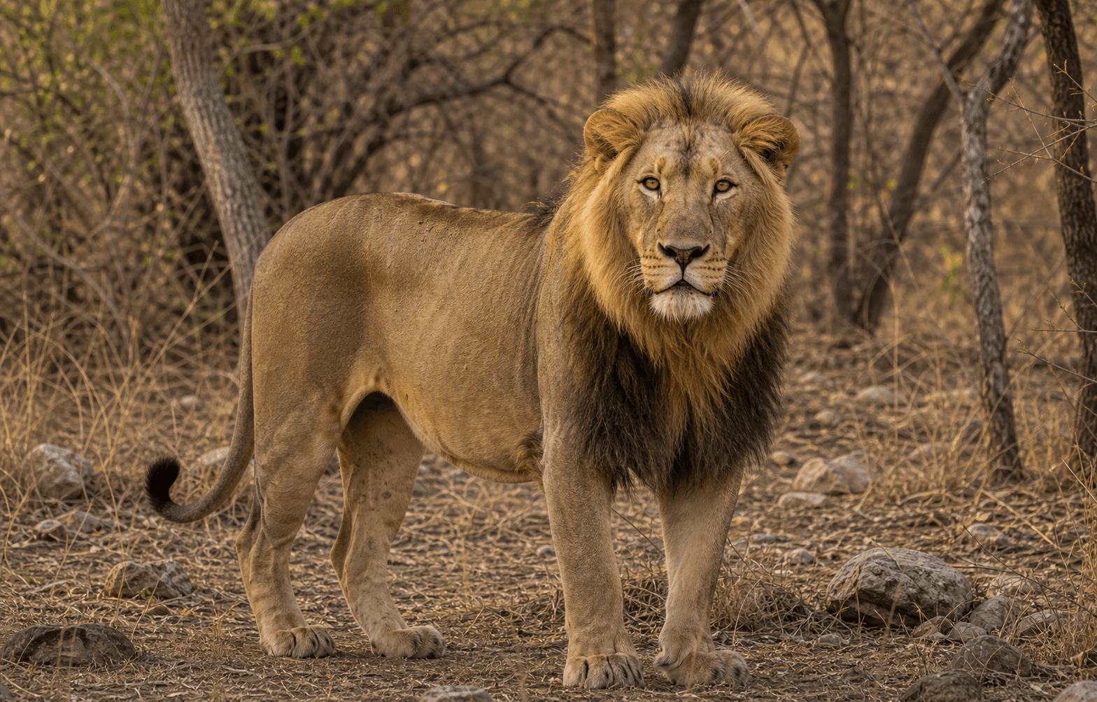 Dry Forest and Scrub Edges lion habitat