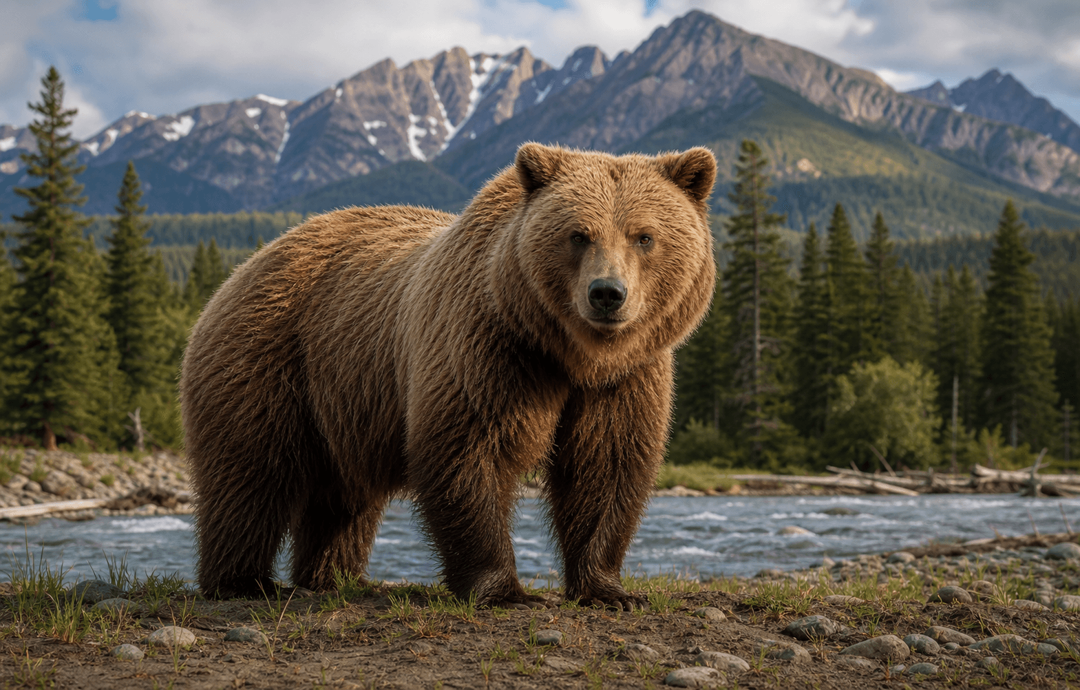 Forests and Mountain Valleys bear habitat