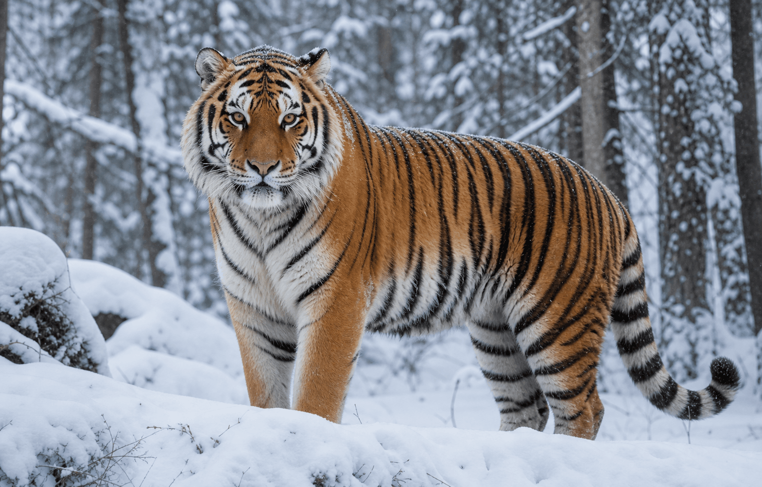Cold Northern Forests tiger habitat