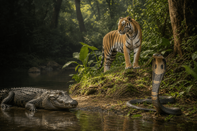 Dangerous Animals in India: Snakes, Tigers, Crocodiles, and More guide thumbnail